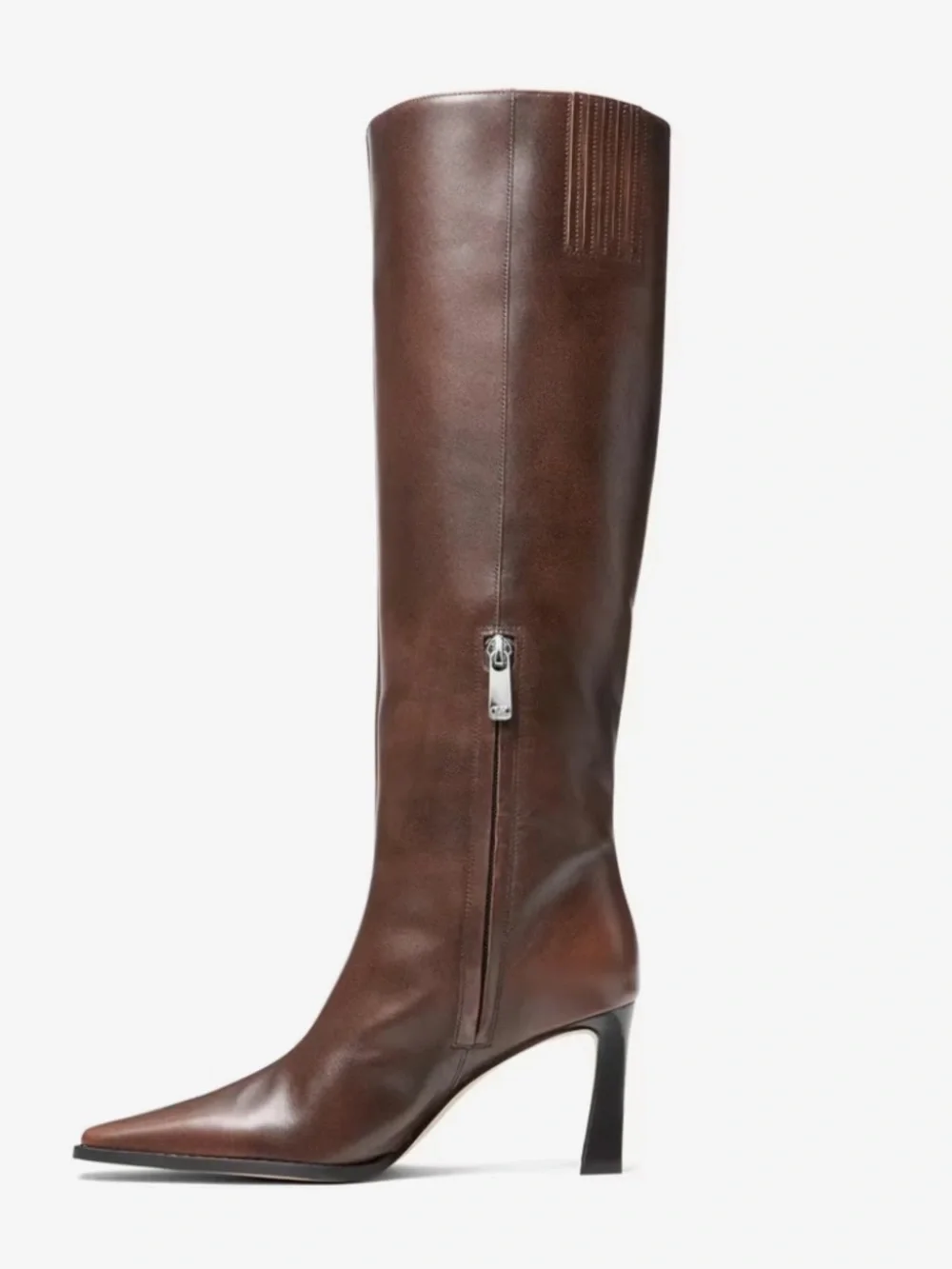 Michael Kors Darrah Brown Leather Knee High Boots (Brand new in Box)